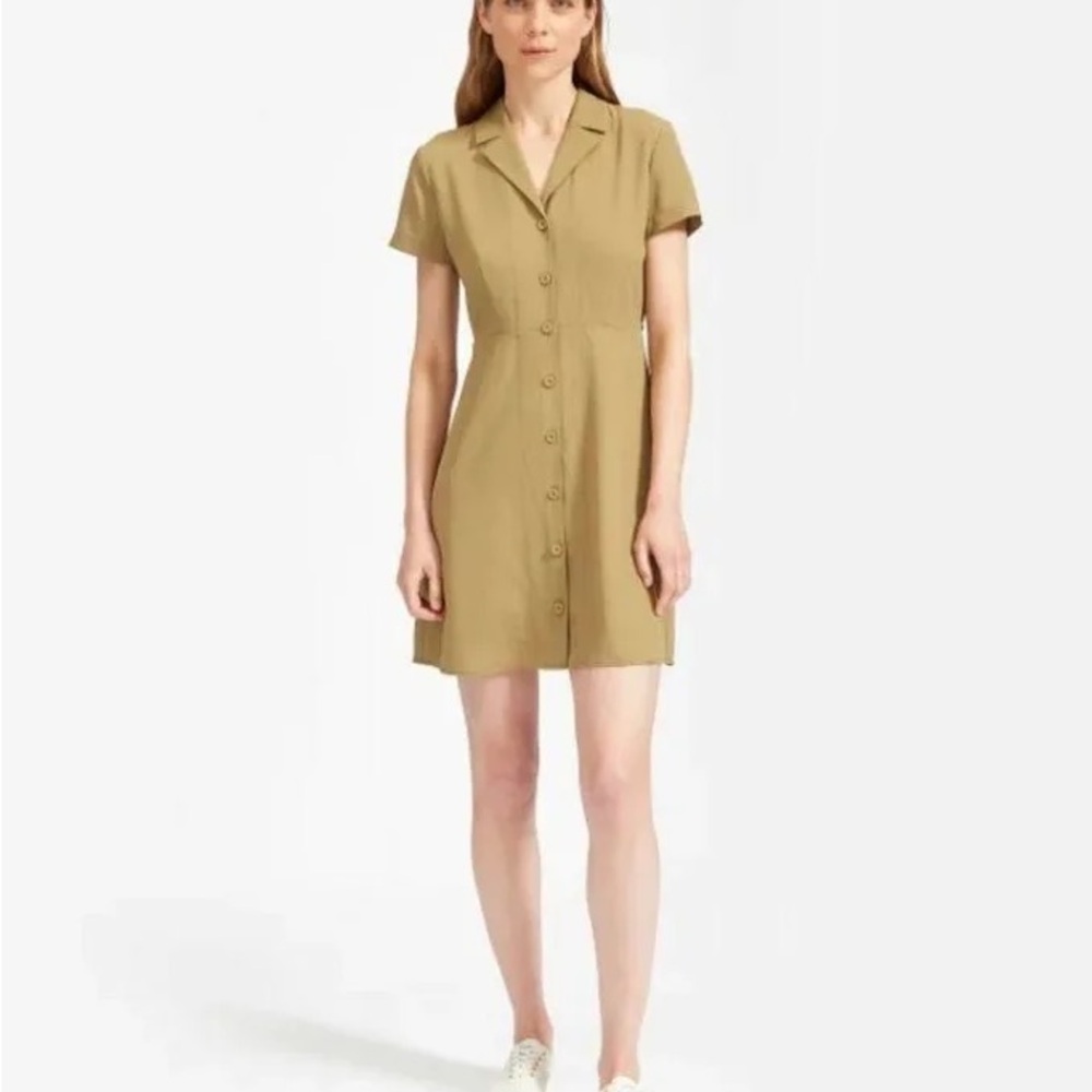 Everlane - The Japanese GoWeave Notch Shirtdress
Olive